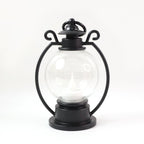 Ambient lighting from LED storm lantern perfect for festive home decor