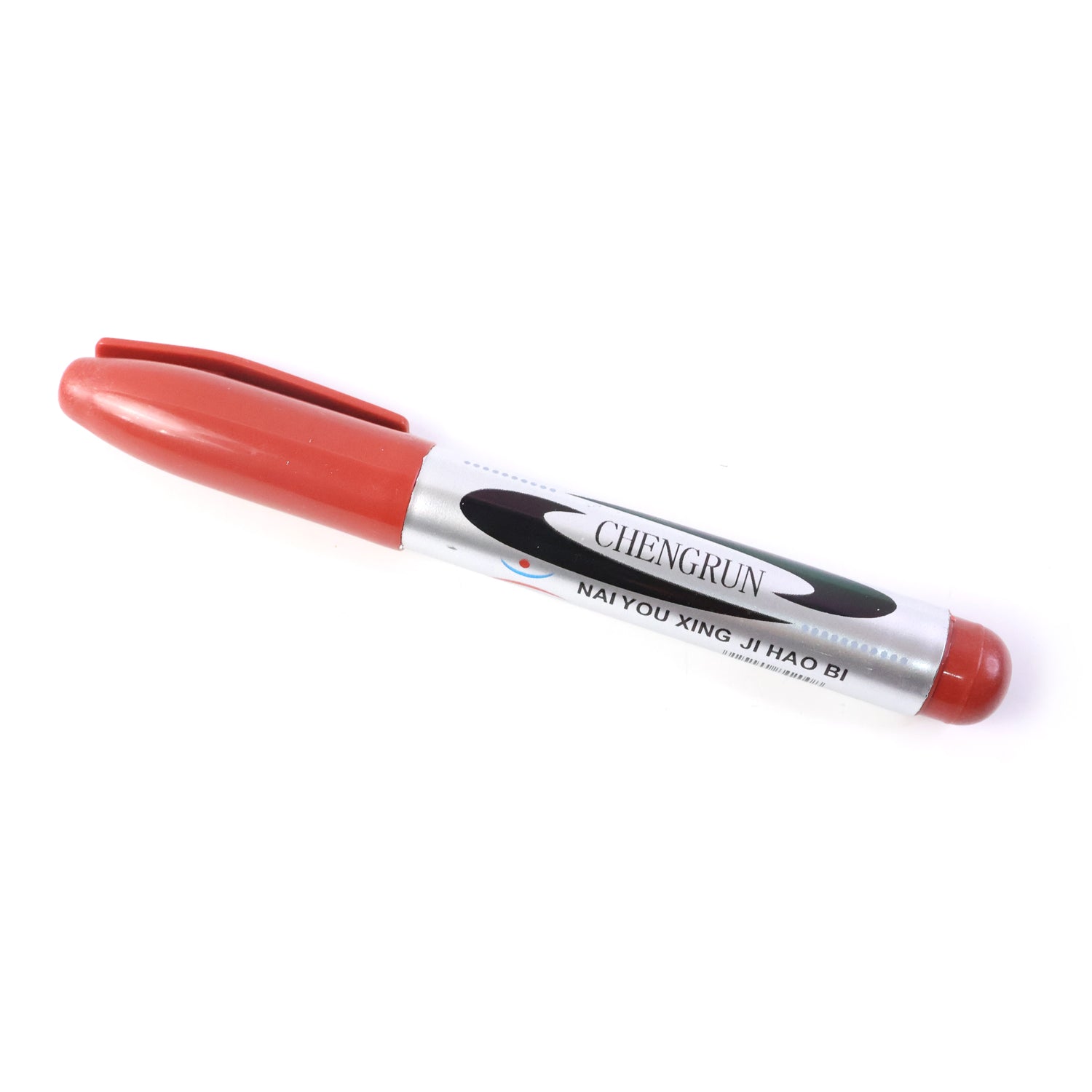 Stationery set featuring maroon permanent marker pen