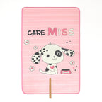 A Baby Play Mat folded compactly for easy storage and portability.