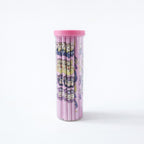 Graphite core wooden pencils with vibrant cartoon prints for kids