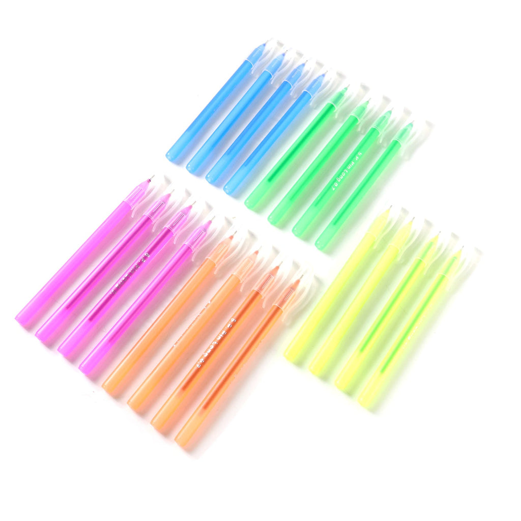 Complete colorful pen set suitable for daily writing and journaling