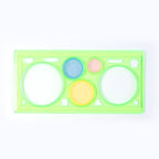 Precision geometry tool with integrated spirograph gears and stencils