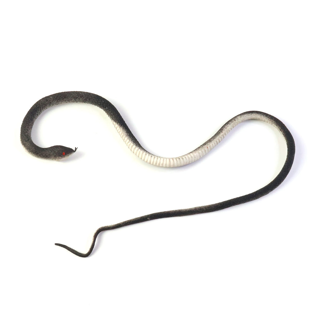 Durable rubber snake prank toy for playful tricks and scares