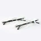 Pair of rimless reading glasses ideal for daily use and reduced eye strain