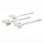 Deep bowl stainless steel spoons ideal for scooping ice cream and desserts