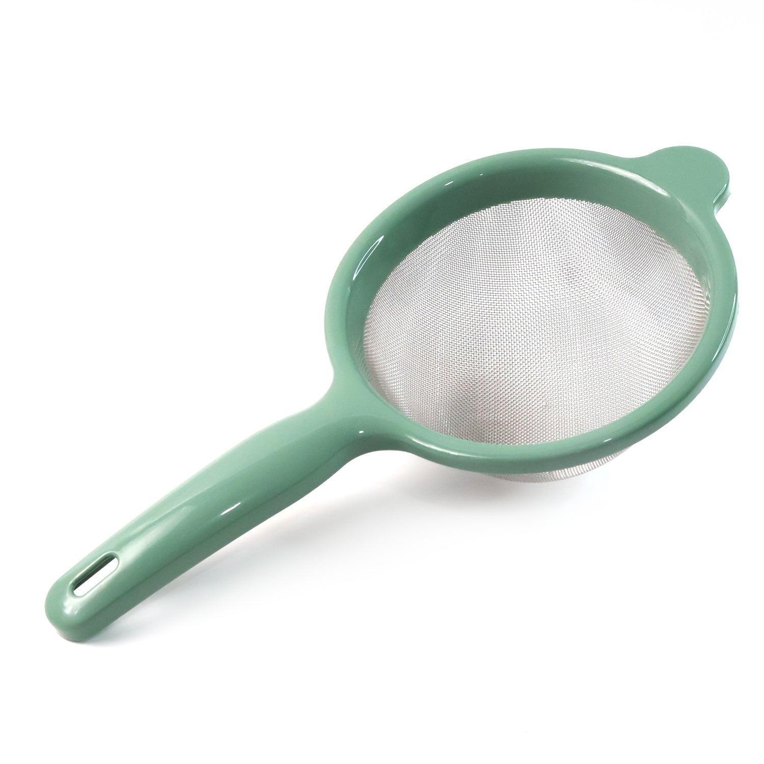 Multipurpose stainless-steel kitchen strainer for straining, sifting, and rinsing