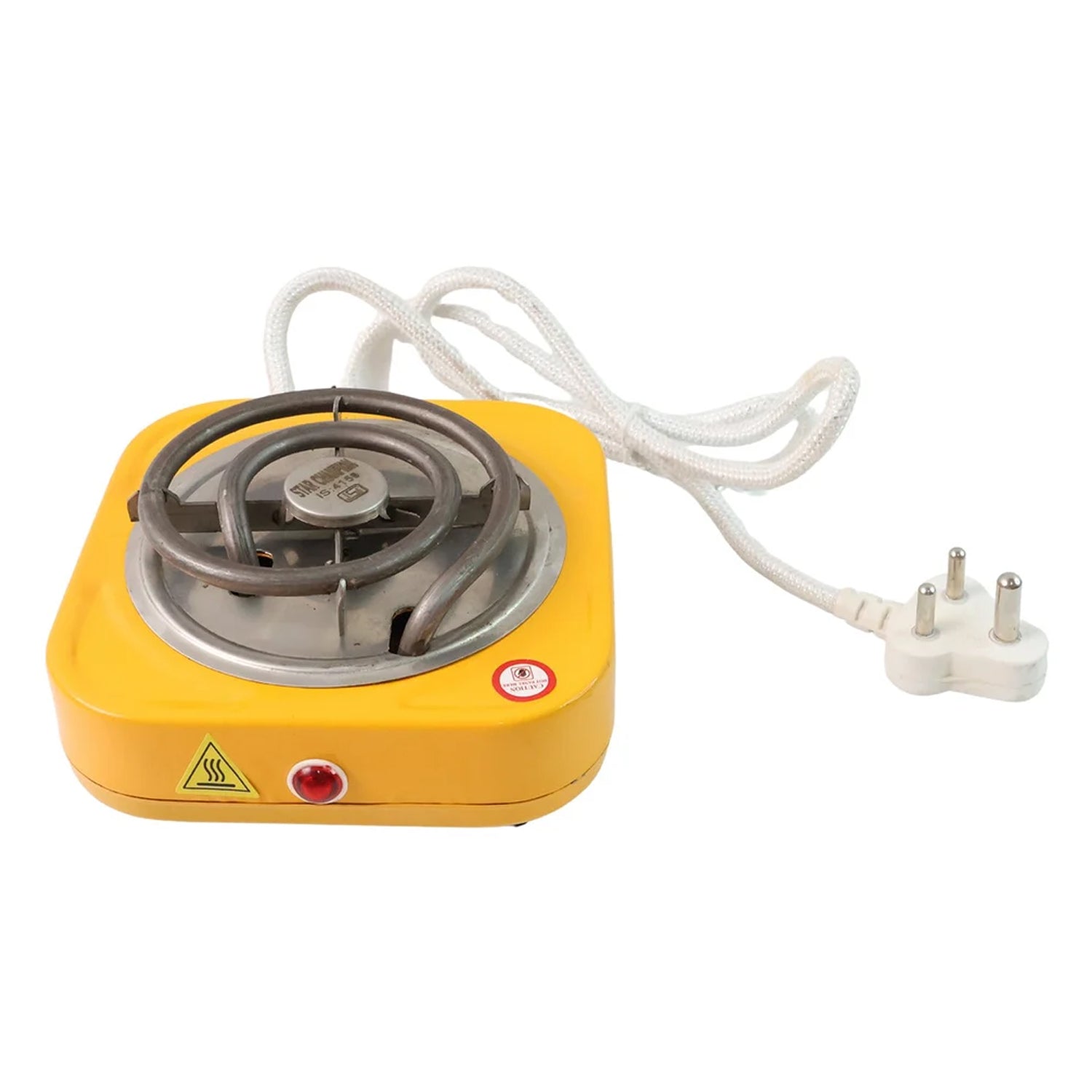 Coffee heating stove using portable electric single coil hot plate