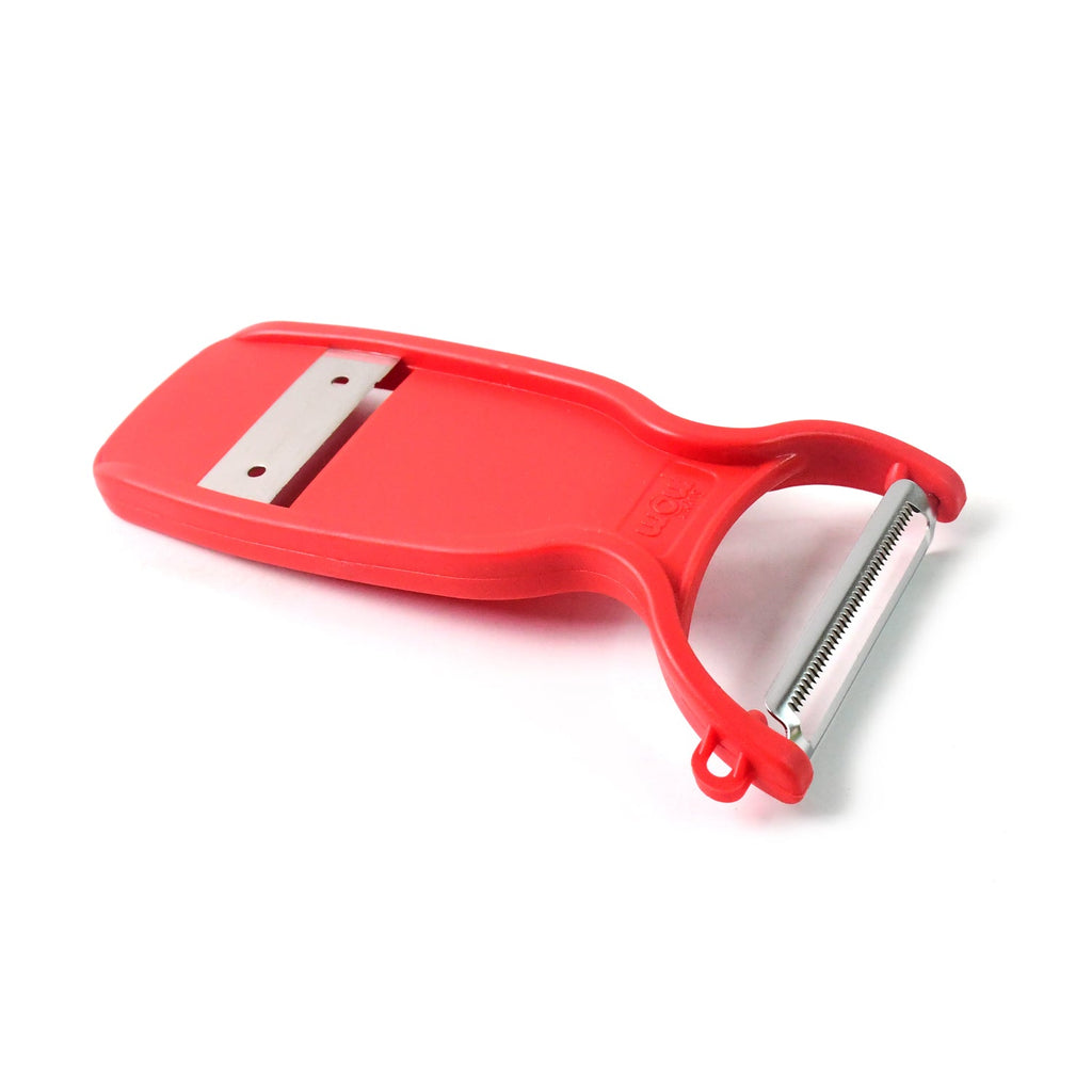 Versatile slicer and peeler for efficient vegetable and fruit preparation