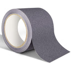 Black safety tape roll designed for outdoor and indoor anti-slip use