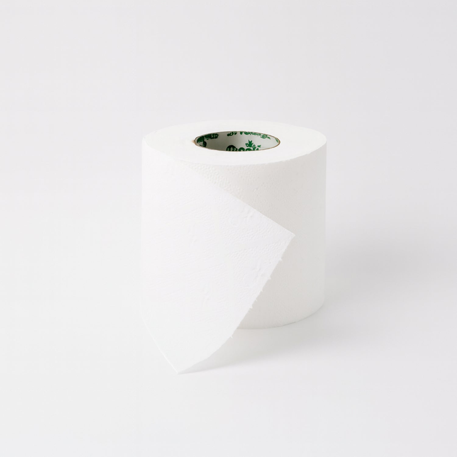 Side view of Freshee ultra-soft 2-ply toilet roll