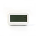 Compact digital LED alarm clock with temperature display