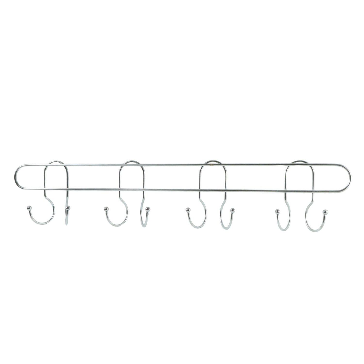 Stainless steel hanger rack for kitchen, bathroom, and bedroom organization