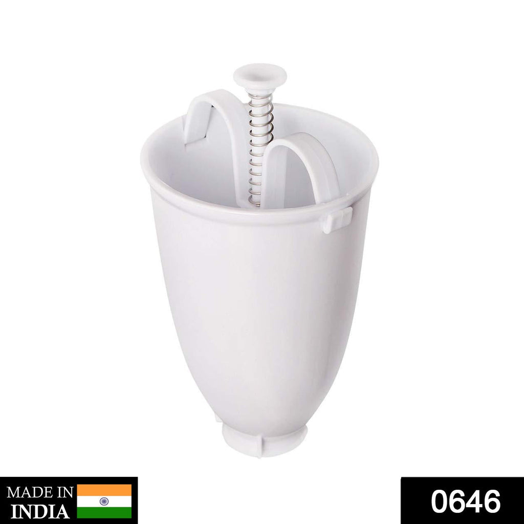 Efficient plastic Medu Vada Maker and donut dispenser for quick, consistent results.