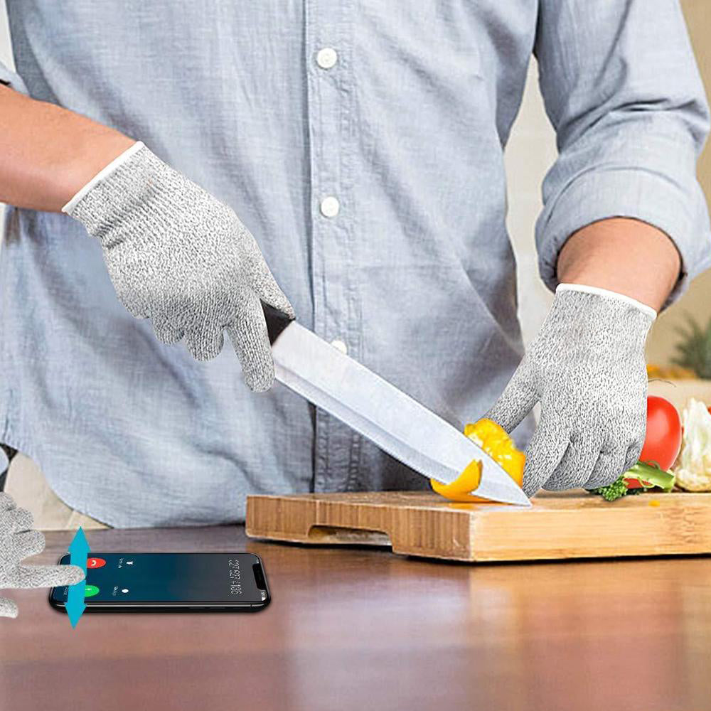Multicolour hand safety gloves designed with superior cut resistance.