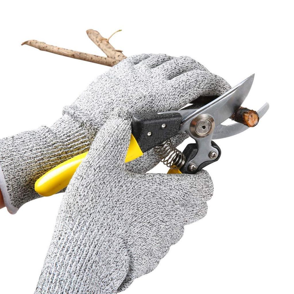 Protective hand safety gloves featuring advanced anti-cut technology for safe handling.