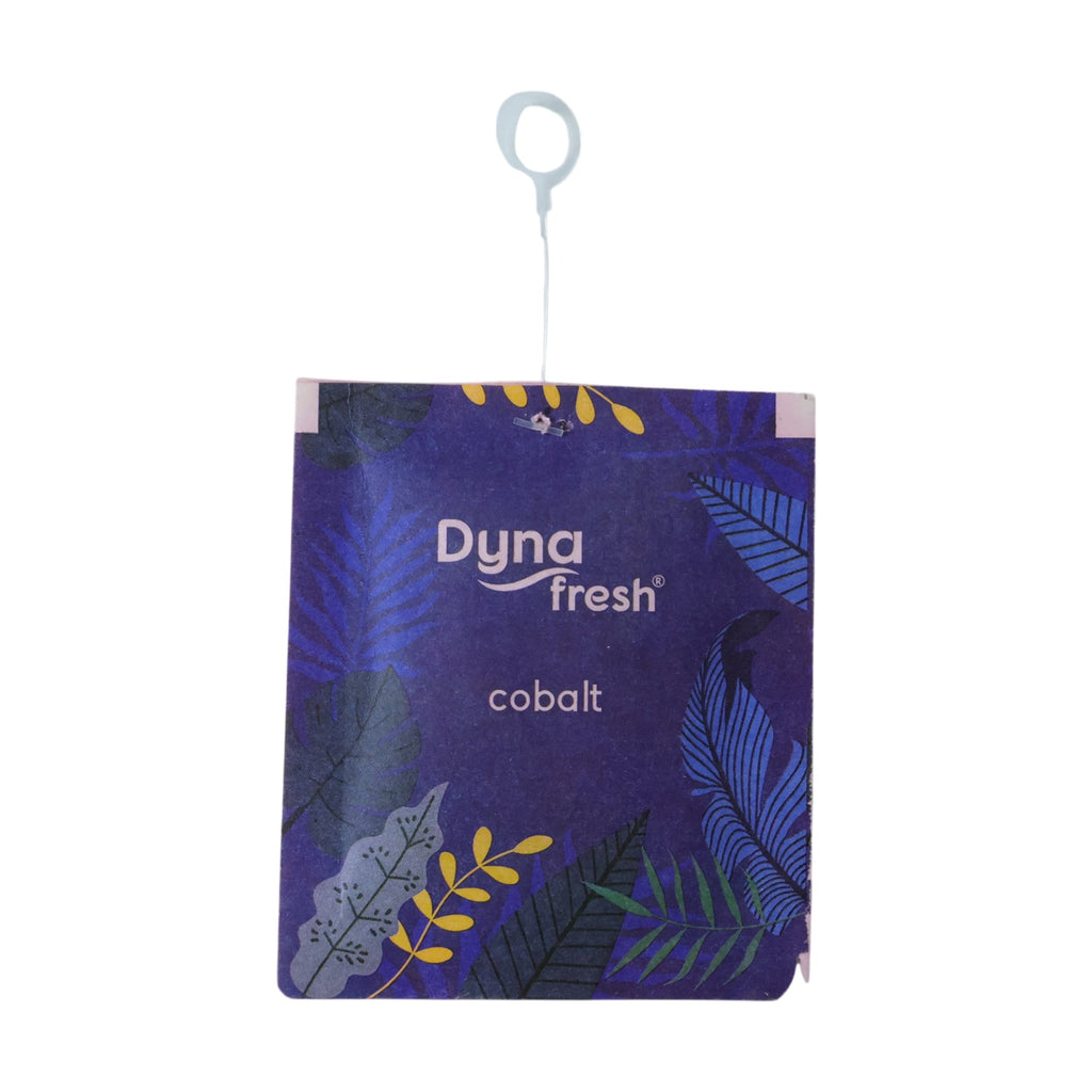 Long-lasting cobalt air gel freshener in convenient pack