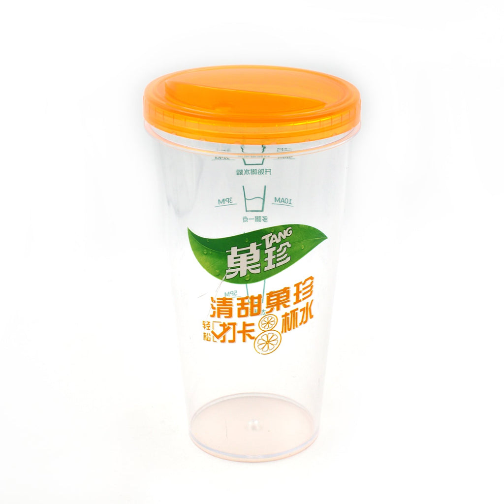 The office coffee cup placed on a desk, ready for a productive day.