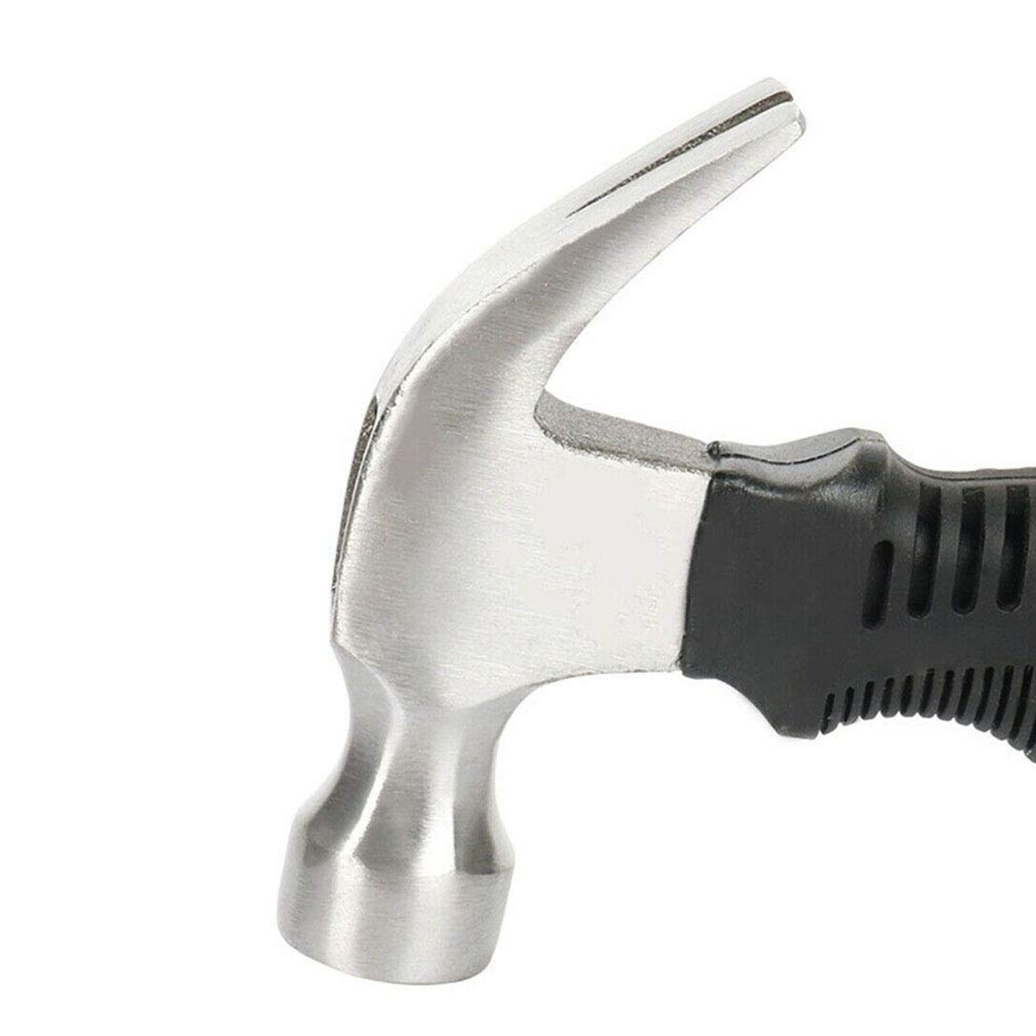 The mini claw hammer shown from another angle, showcasing its compact size and utility.