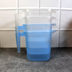 Group shot of the four 1000 ML plastic mugs, highlighting their versatile utility for various tasks.