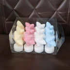 Stack of star shaped decorative LED tealight candles battery operated
