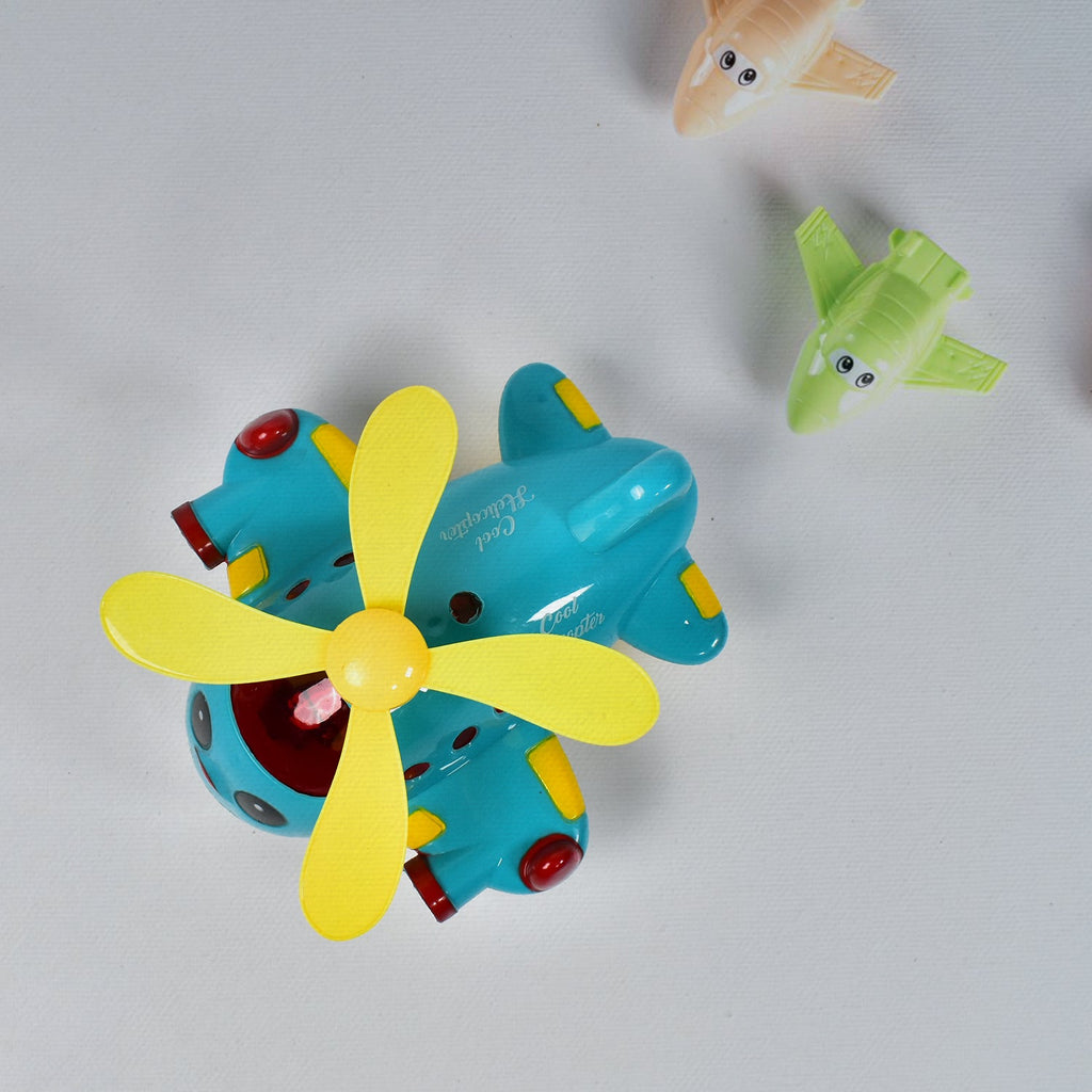 Glowing Musical Helicopter Toy creating a fun visual experience.