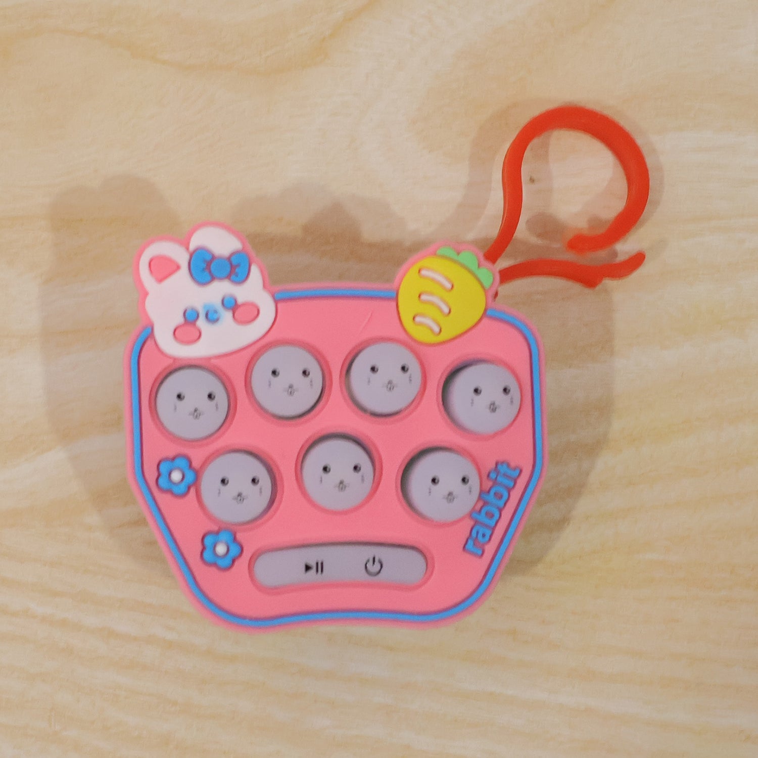 Fun sound keychain toy with cartoon design