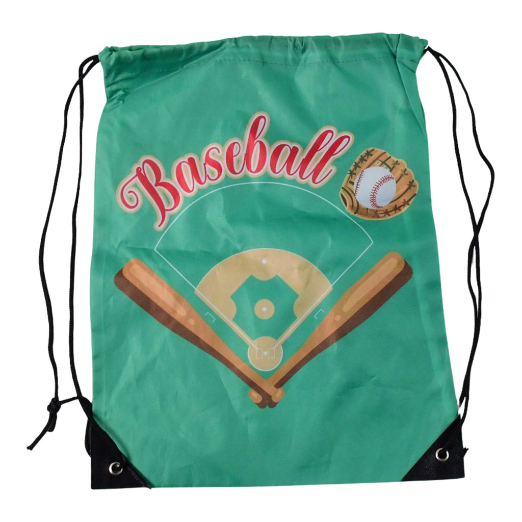 Unisex drawstring backpack suitable for gym, school, and travel carrying daily essentials.