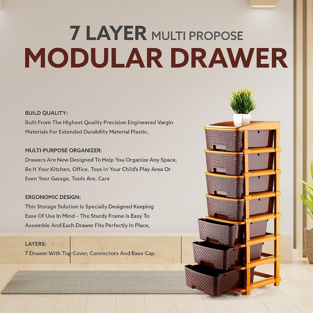 Close-up showing durable woven texture of plastic storage drawer organizer