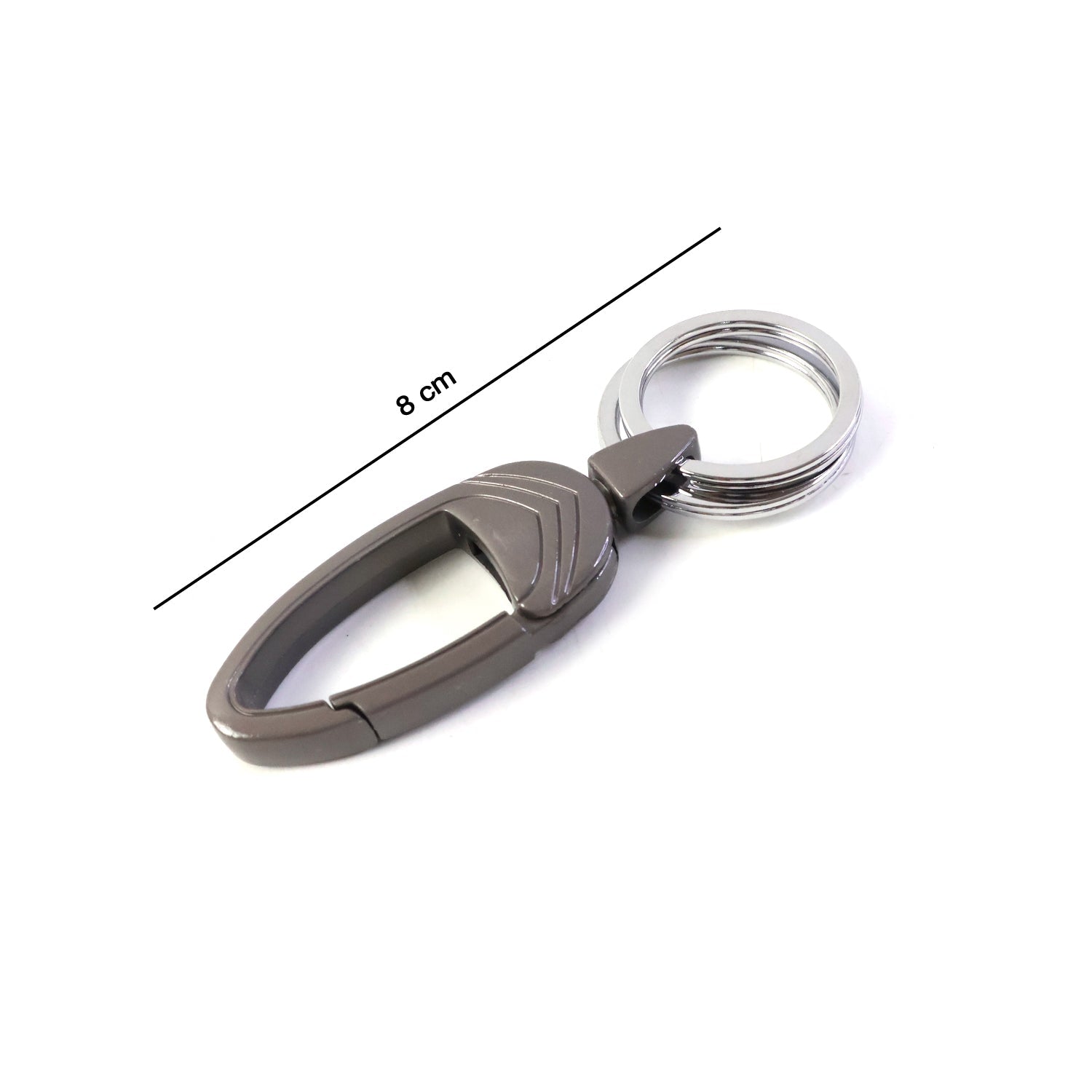 Premium carabiner keychain clip in metal