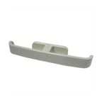 Securely mounted self-adhesive rack holding multiple items without requiring any drilling.