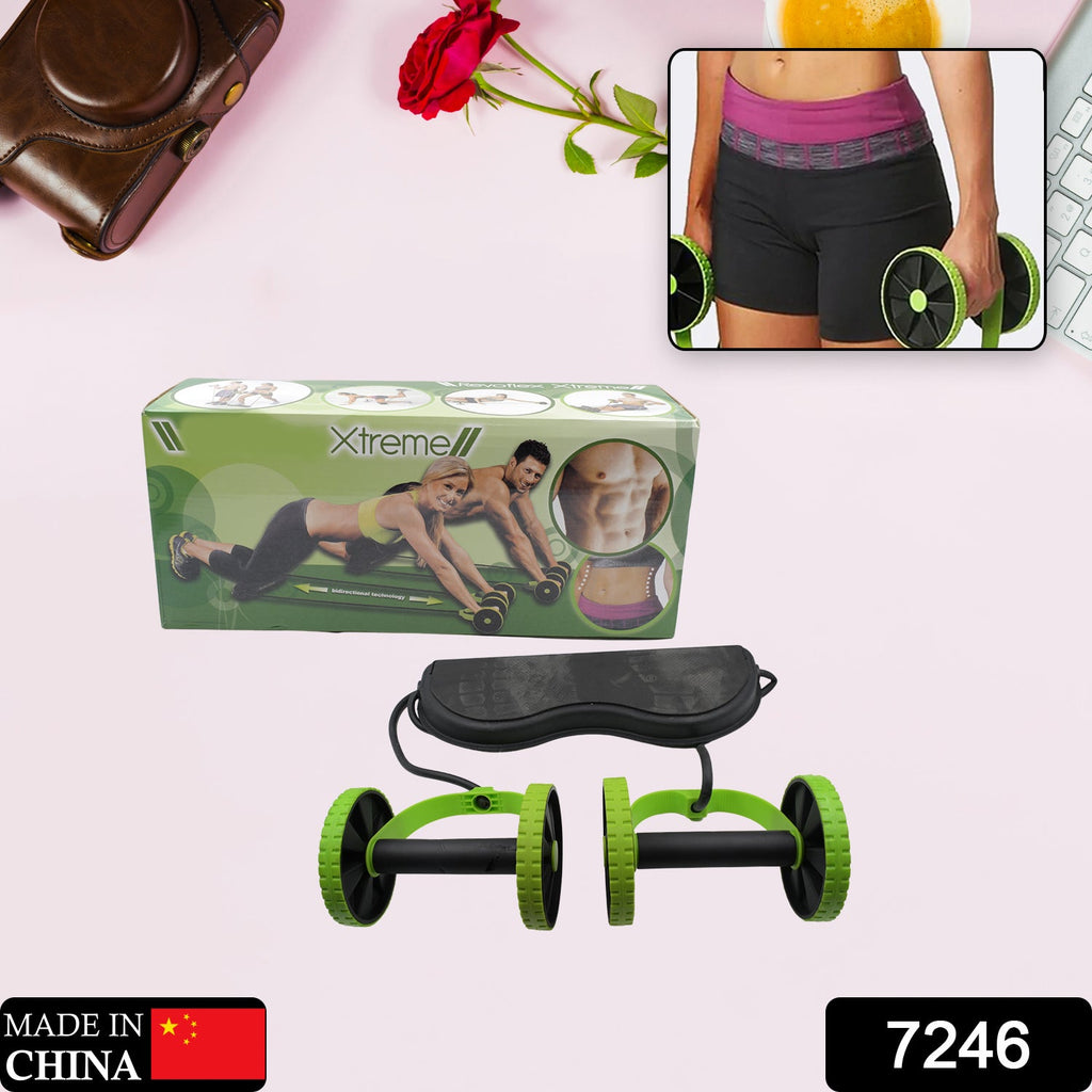 Close-up of the Ab Resistance Exerciser showing resistance tubes and handles.