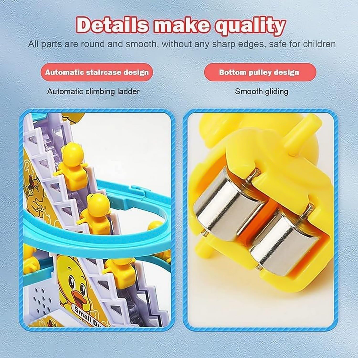 Duckie Dash music and light track toy for toddlers