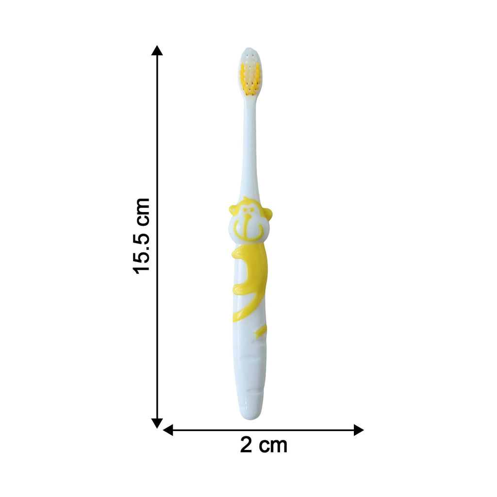 Cartoon kids toothbrush with helicopter toy for daily use