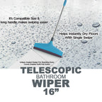 Compact design of the adjustable floor wiper for convenient storage.