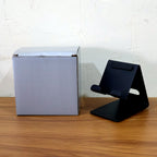 Portable metal mobile and tablet holder suitable for travel or desk use