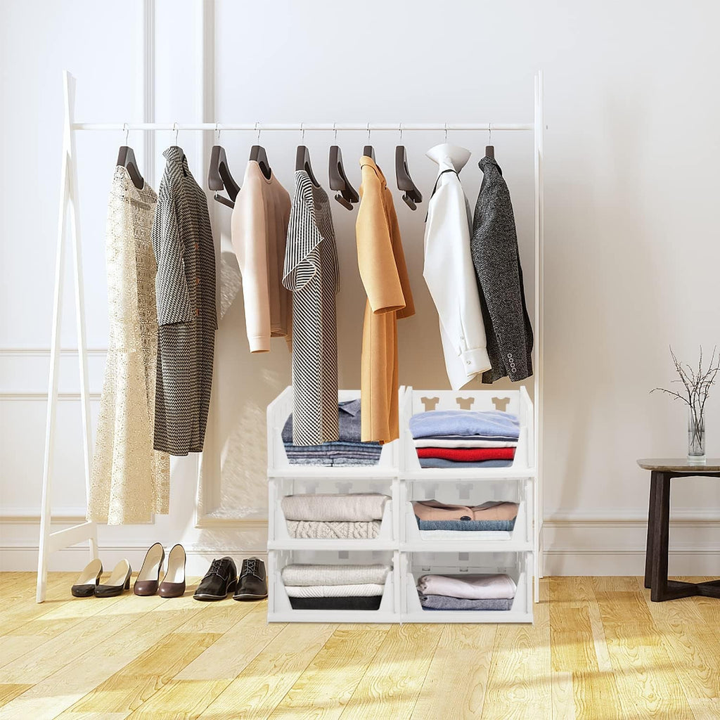 Organivo 3-layer utility cart demonstrating its stackable and portable design.