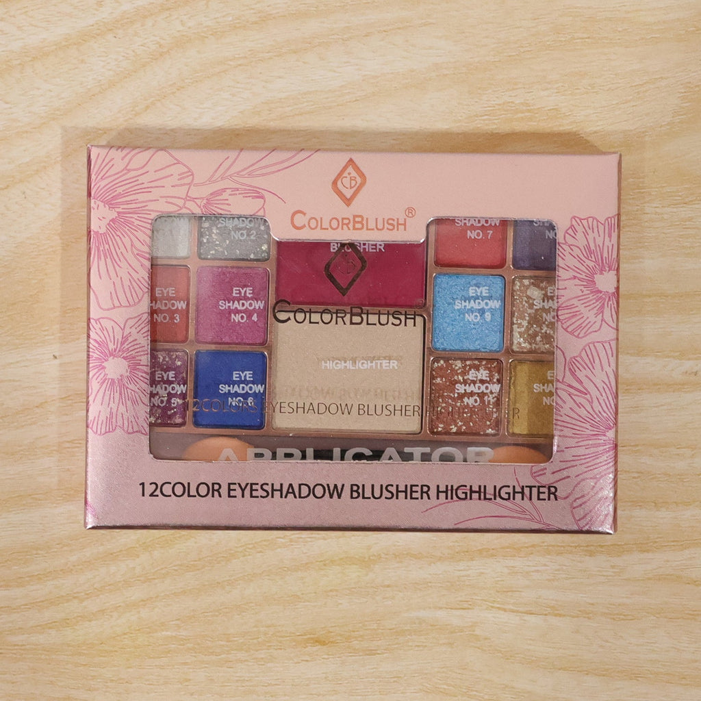 Vibrant multi-shade eyeshadow palette perfect for professional beauty use
