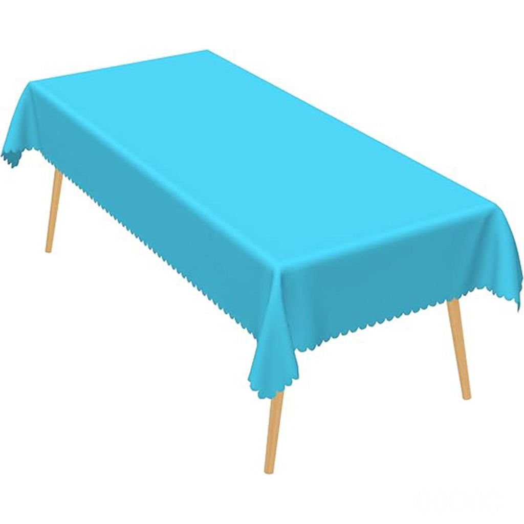 Durable polyester fabric table cover for dining and camping