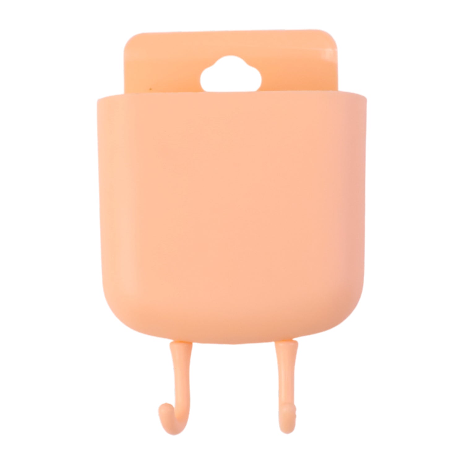 Compact space-saving wall storage bag for cables and small essentials