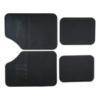 Universal vehicle interior protection mats in all-weather durable rubber