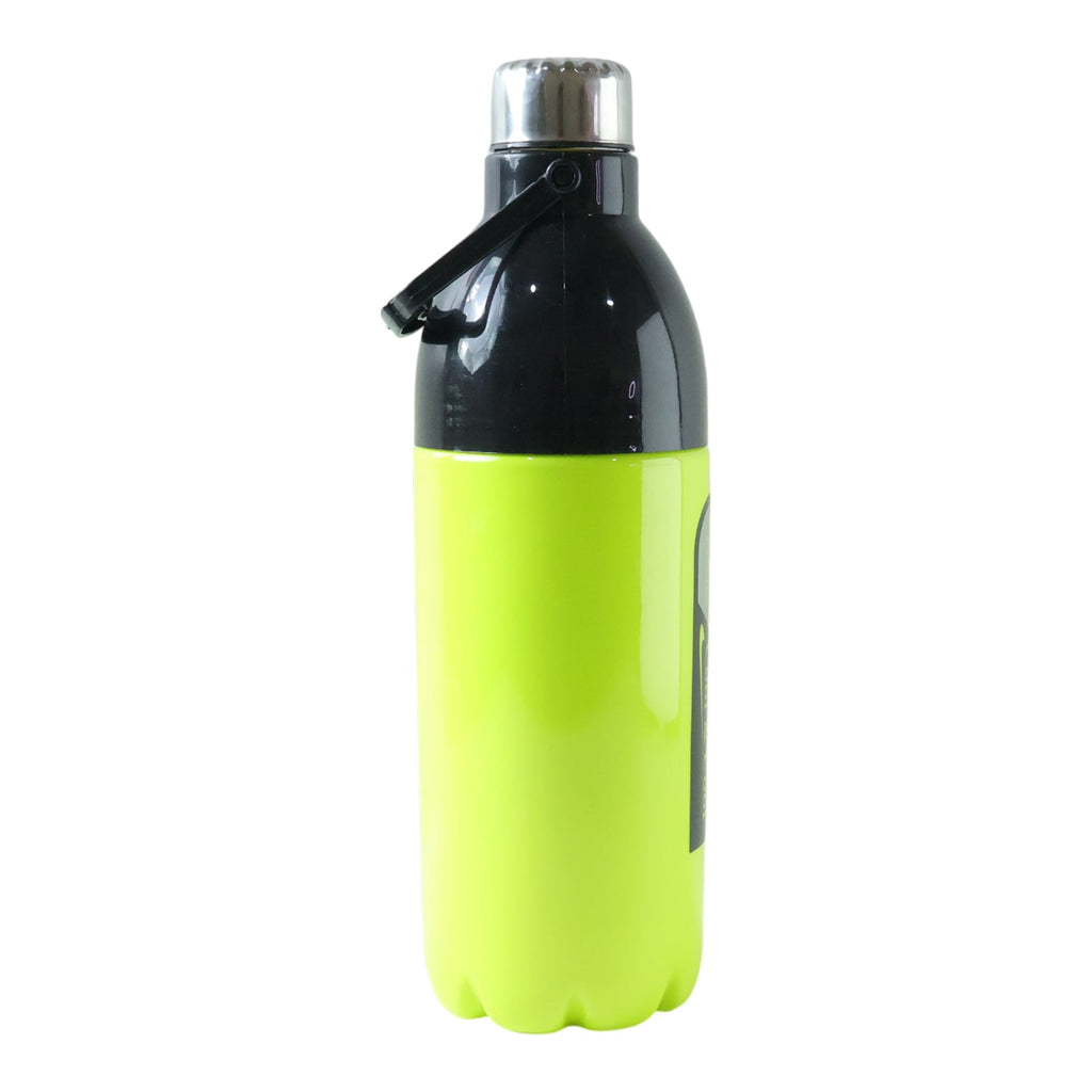Reusable leakproof water bottle featuring a secure screw cap