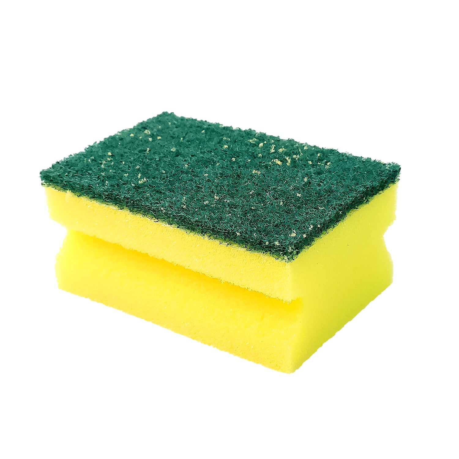A hand holding the Bathora scrub sponge, demonstrating its ergonomic design and size.