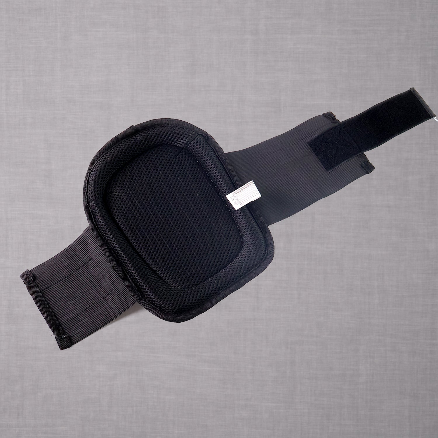 Side view of shock-resistant heavy-duty knee pad for industrial use