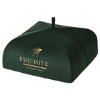 Draped luxury velvet fabric, highlighting its soft texture for garments.