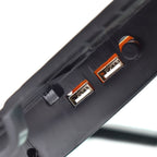 The laptop cooling pad's sturdy engineering structure provides stable support.