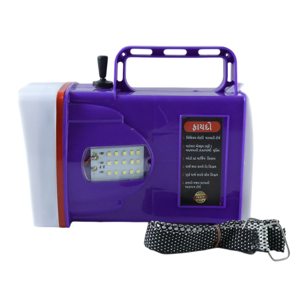 Powerful LED laser flashlight for outdoor and emergency lighting