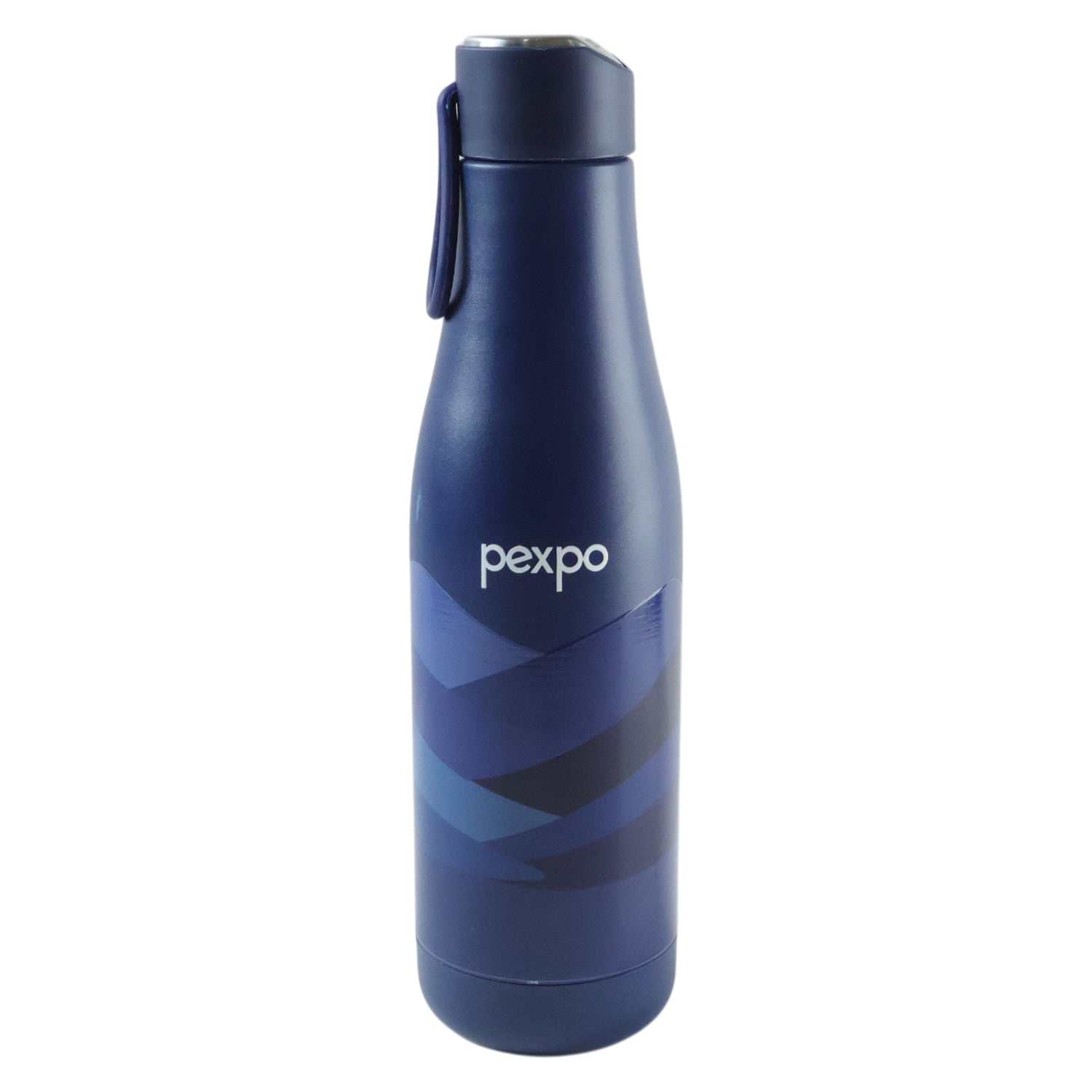 Hydration bottle with easy-carry strap for on-the-go use