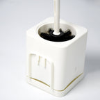 Stylish bathroom toilet brush designed for deep cleaning.