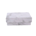 Chic marble print keepsake box suitable for jewellery gifting