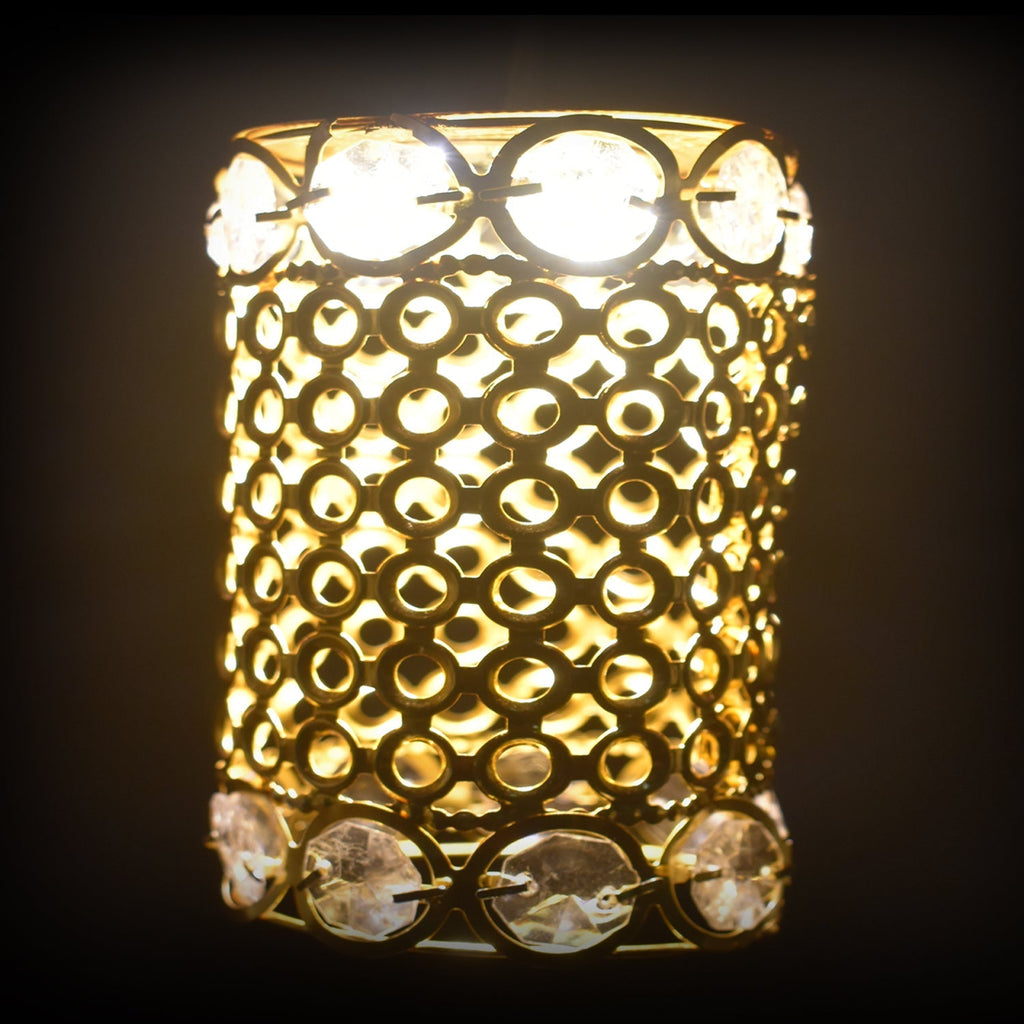 Detailed shot of the craftsmanship on a Styleva Jhoomer Chandelier.